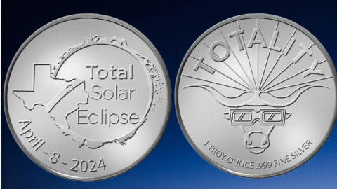 Conoce la nueva moneda conmemorativa del eclipse solar 2024; este es su precio