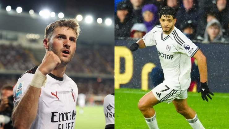 Santi Giménez (izquierda), Raúl Jiménez (derecha)