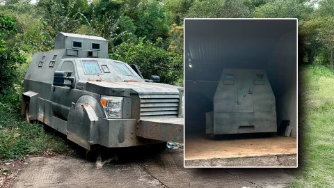 Localizan vehículo tipo “monstruo” en un inmueble de Amatenango de la Frontera