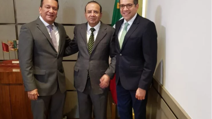 Navarrete Prida y gobernador dialogan sobre seguridad en Colima