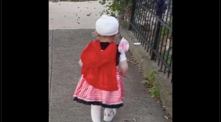Jazlyn, pequeña salvada por su abuela.