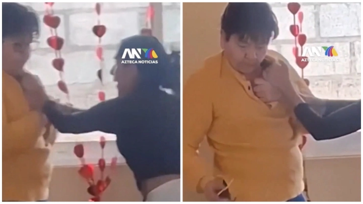 Mamá golpea a maestra de kinder en Hidalgo por supuesto maltrato a su hijo.