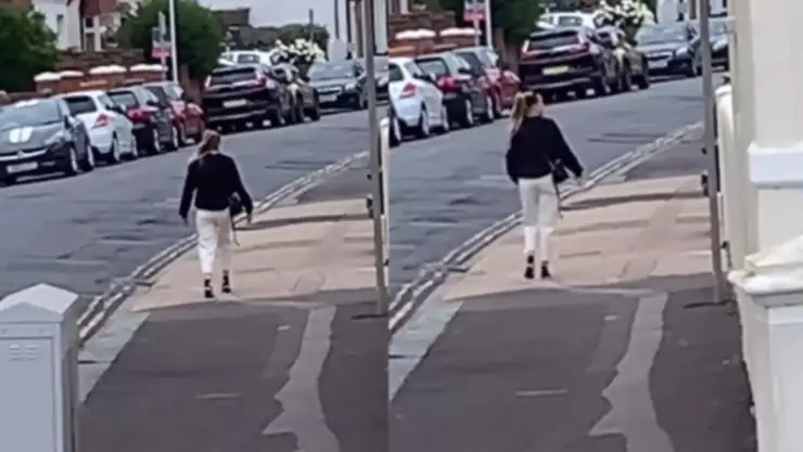 VIDEO: Mujer se congela en el tiempo y luego sigue como si nada