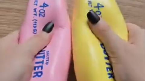 Así puedes hacer un squishy casero con papel mantequilla