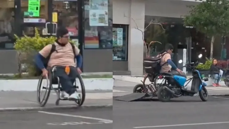 repartidor silla ruedas