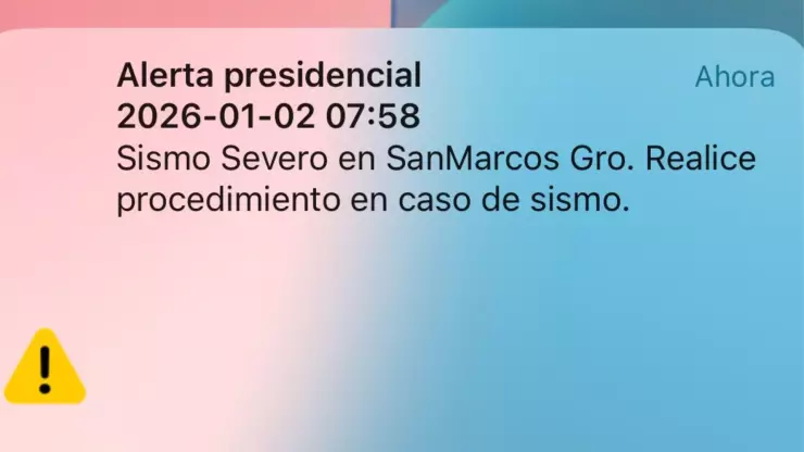 ¿Por qué recibí una alarma en mi celular hoy 2 de enero de 2026?