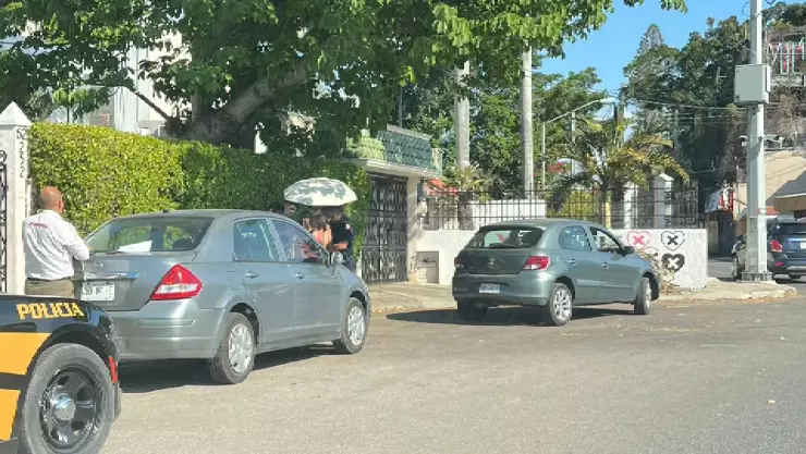 VIDEO_ Así fue el fuerte choque entre dos vehículos en la calle 62 de la colonia Yucatán