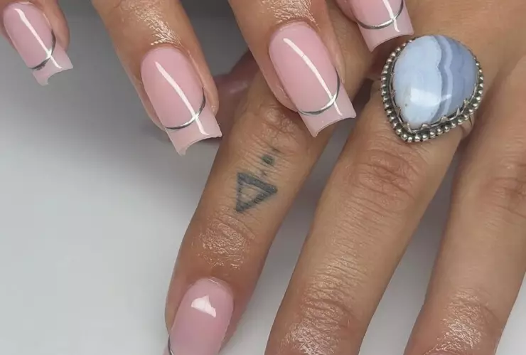 uñas francesas originales