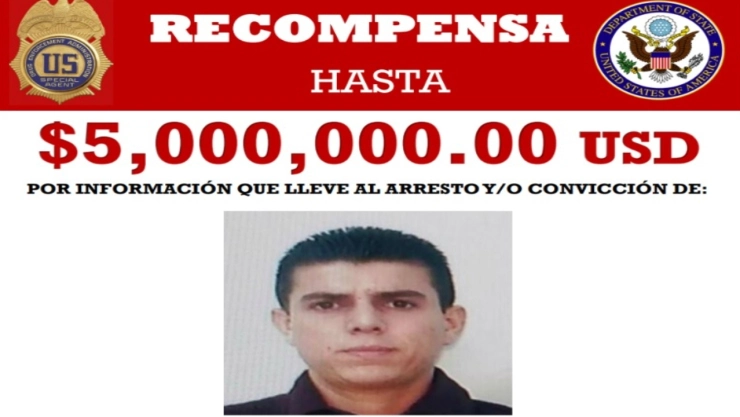 El gobierno de Estados Unidos ofrece una recompensa de hasta 5 millones de dólares por Juan Carlos González Valencia.