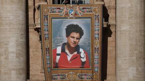 Imagen de cuadro de Carlo Acutis.