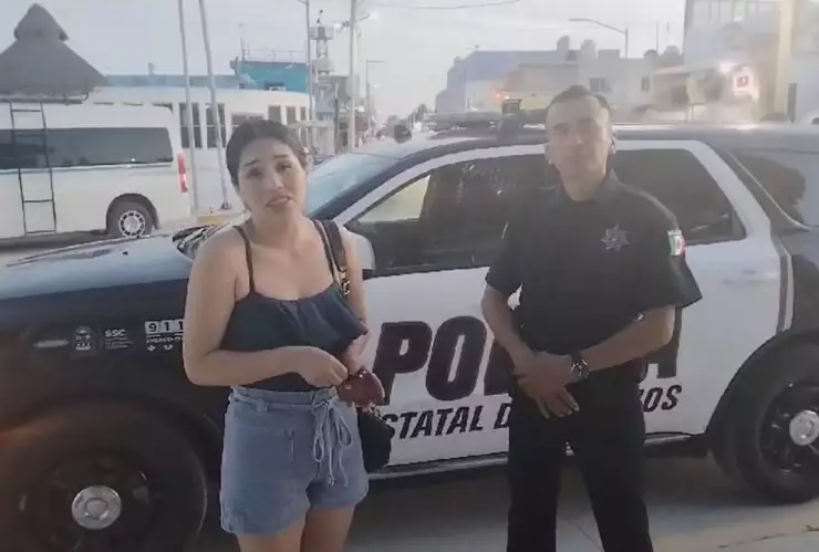 ¡Un héroe policía! Turista recupera sus pertenecias en Cancún