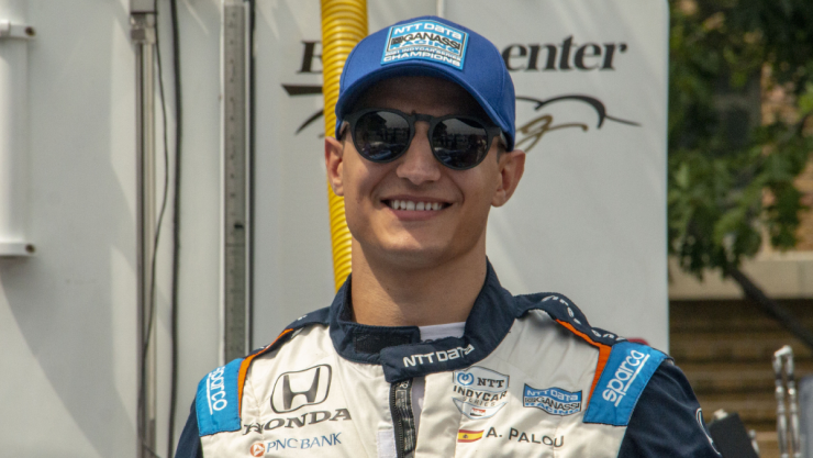 Álex Palou, piloto español de IndyCar