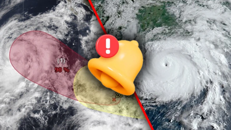 ¡ALERTA! ‘Fausto’ podría formarse en 48 horas: ¿Cuál es la probabilidad de que se forme el ciclón tropical y cuál es la ubicación de la zona de baja presión?