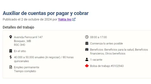 Gobierno de Canadá lanza oferta de trabajo; ofrecen más de 40 mil pesos al año: Requisitos