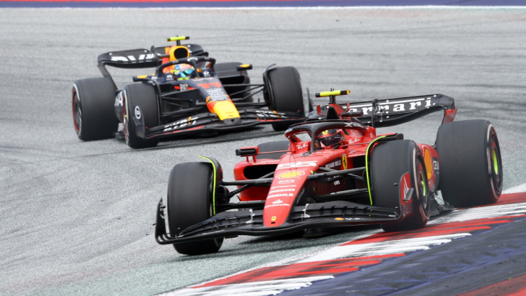 Carlos Sainz con Ferrari