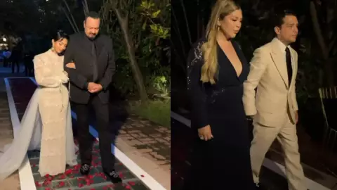 VIDEO_ Esta fue la MANERA en la que Cristy entregó a Christian Nodal en el altar al casarse con Ángela Aguilar