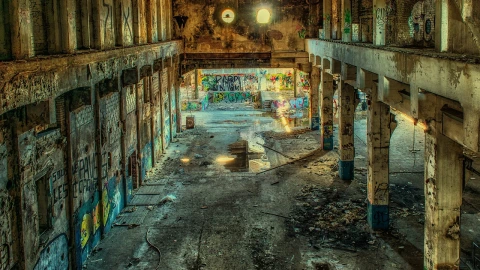 edificio abandonado