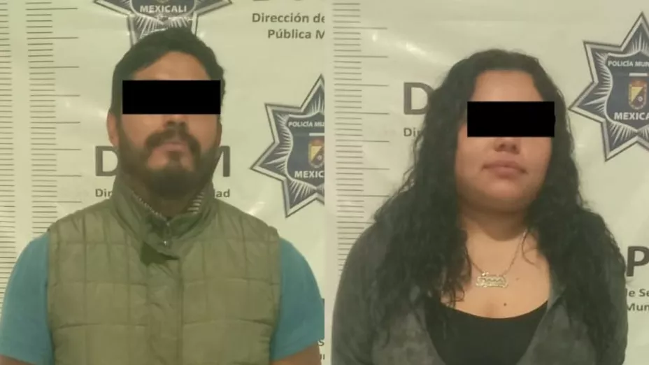 Omisión de cuidados: detienen a pareja tras abandonar a su hija de cinco años en Mexicali