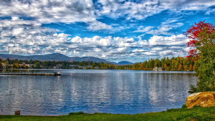 Lake Placid está ubicado al norte de Nueva York