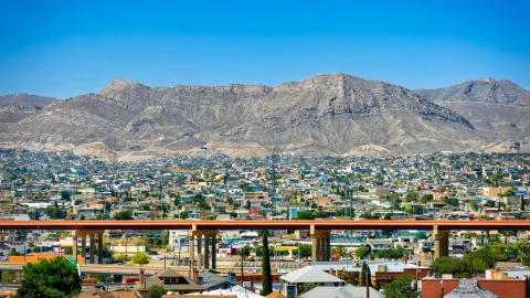 Postal de El Paso, en Texas
