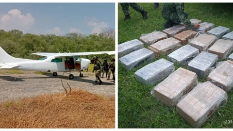 aeronave cocaína Chiapas