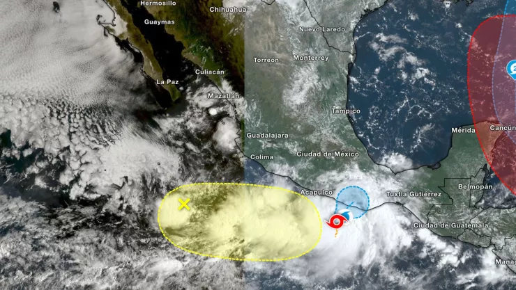 Tormenta Tropical John ¿Cuál es su trayectoria y cuáles estados afectará