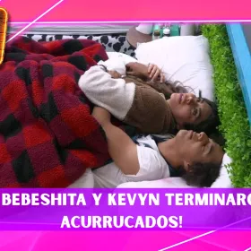 ¡Bebeshita se rindió! Quiso despertar a Kevyn y terminó acurrucada entre sus brazos