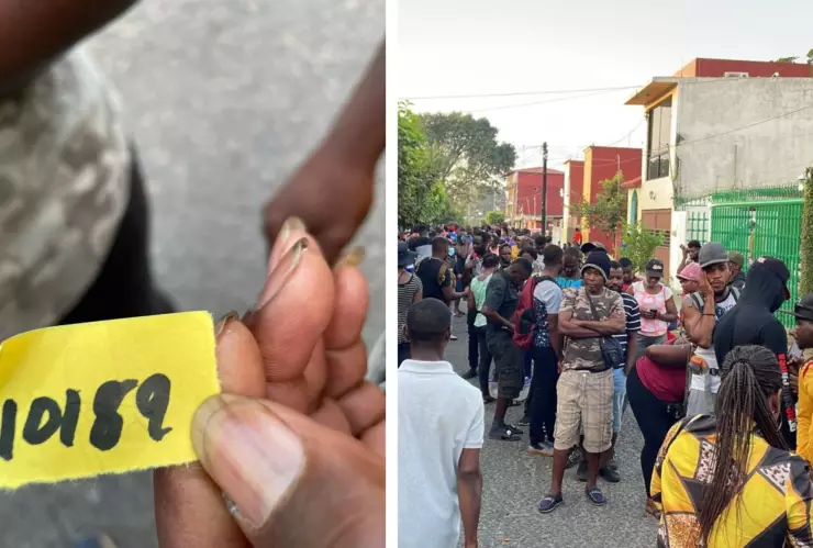 Migrantes Tapachula Comar turnos