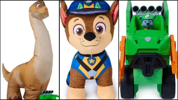 juguetes de paw patrol_ dino movie