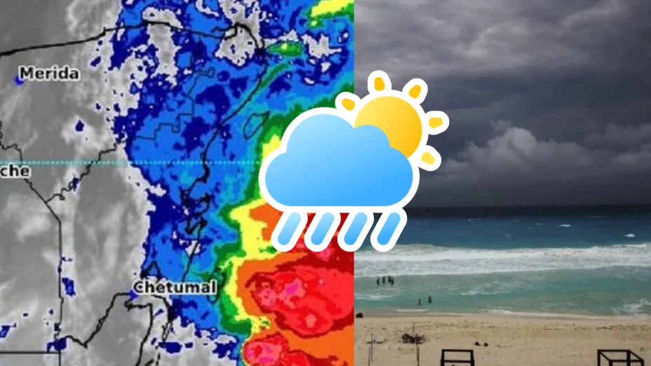 Clima en Cancún HOY¿Seguirán las lluvias este domingo 11 de mayo, por Frente Frío 42?