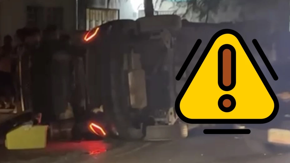 ¡AL MOMENTO! Se registra volcadura en Av. Felipe Carrillo Puerto de Cancún HOY: Esto se sabe
