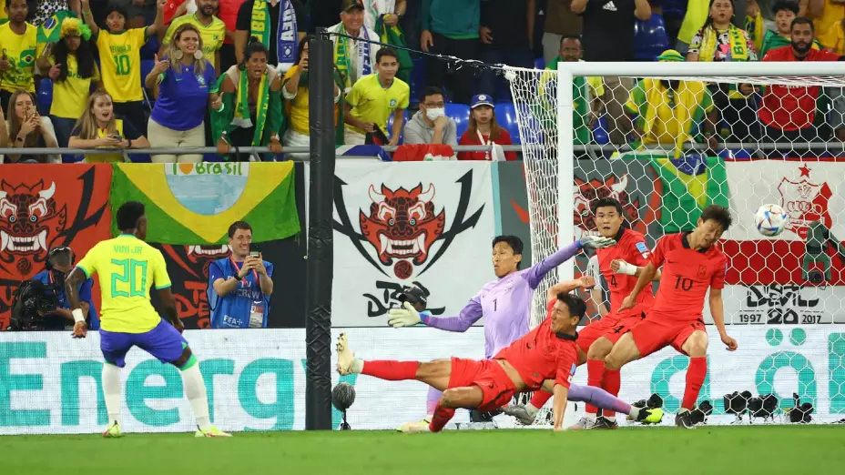 Gol de Vinicius a Corea de Sur