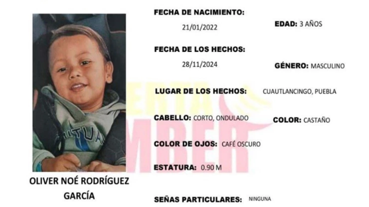 desaparecido oliver noé cuautlancingo puebla