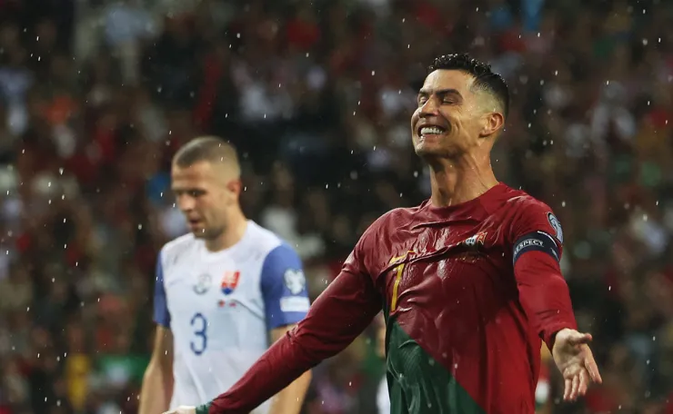 Cristiano Ronaldo con la selección de Portugal