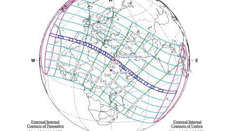 Eclipse solar total