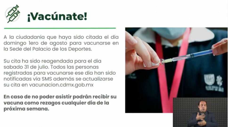 Vacunación Iztacalco