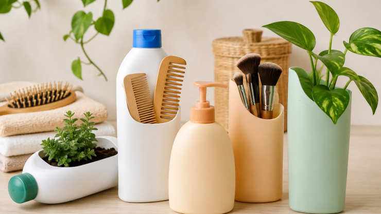 No tires los envases de champú y cremas: 4 ideas para darles una segunda vida