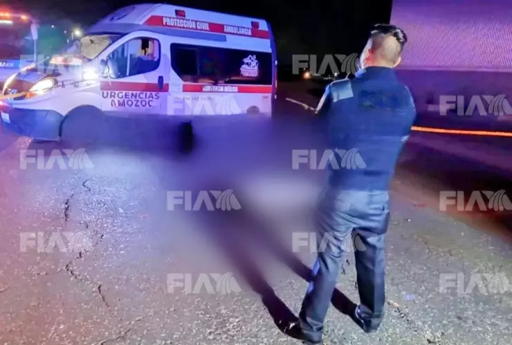 Muerto atropellado carretera federal Puebla-Tehuacán amozoc