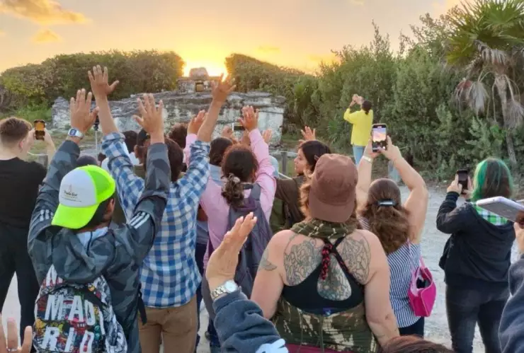 Punta Sur abre sus puertas para ver el fenómeno arqueoastronómico en El Caracol