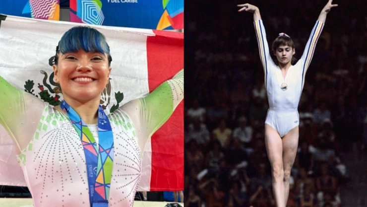 ¿La nueva Nadia Comaneci? Comparan el salto de Alexa Moreno con la legendaria gimnasta rumana