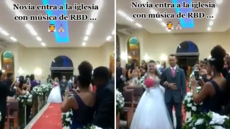 se viraliza novia que camina al altar con la canción sálvame de rbd.jpg