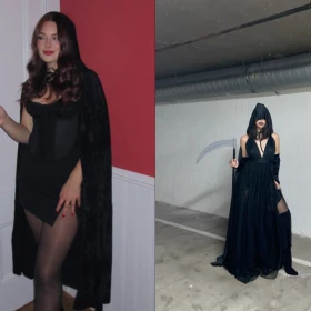 5 ideas de disfraces de Halloween con solo una capa negra