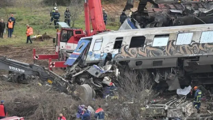 choque de trenes en Grecia