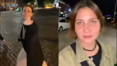 VIDEO | Famosa TikToker graba accidentalmente su muerte tras caer de unas escaleras