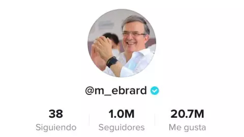 Ebrard llega al millón de seguidores en TikTok, ¿cuáles son sus videos más virales?
