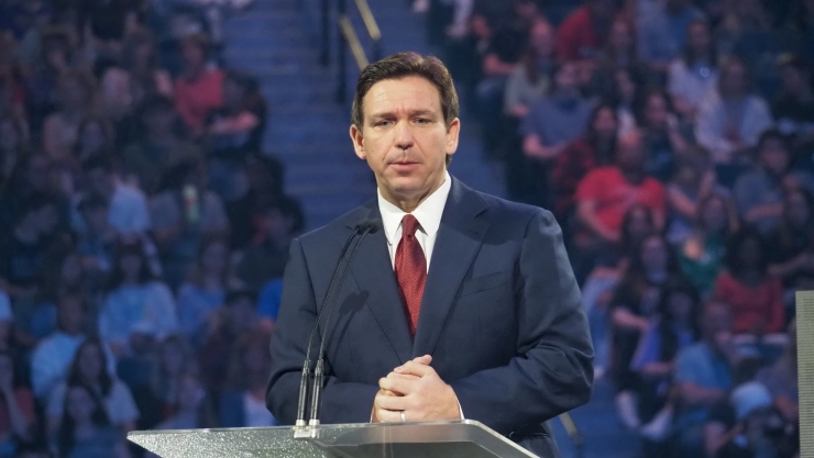 Ron DeSantis, gobernador republicano del estado de Florida