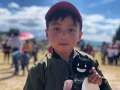 Entrega de juguetes en Xalostoc, Tlaxcala