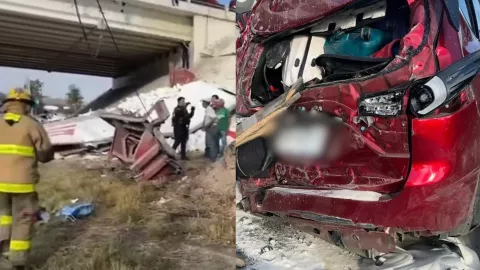 Confirman identidad de la mujeres hidrocálidas que murieron en el accidente de la autopista Aguascalientes-León