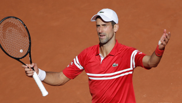 Novak Djokovic en Roland Garros