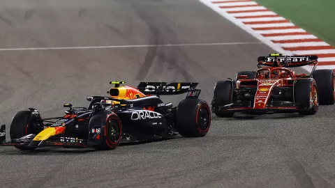 Checo Pérez en el GP de Baréin